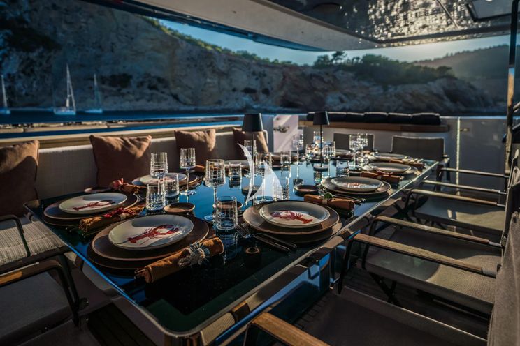 Charter Yacht ALVIUM - Ferretti Custom Line 106 - 5 Cabins - Ibiza - Palma - Mallorca