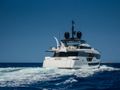 ALVIUM Ferretti Custom Line 106 - cruising aft shot ALVIUM Ferretti Custom Line 106 - cruising aft shot
