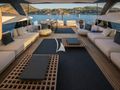 ALVIUM Ferretti Custom Line 106 - flybridge seating area ALVIUM Ferretti Custom Line 106 - flybridge seating area