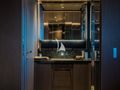 ALVIUM Ferretti Custom Line 106 - master cabin bathroom lavatory ALVIUM Ferretti Custom Line 106 - master cabin bathroom lavatory