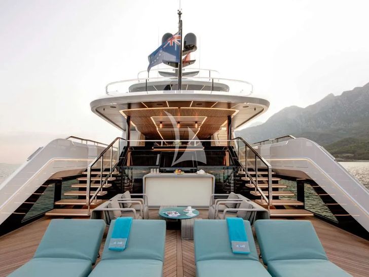AL WAAB Alia 55m - main aft deck AL WAAB Alia 55m - main aft deck