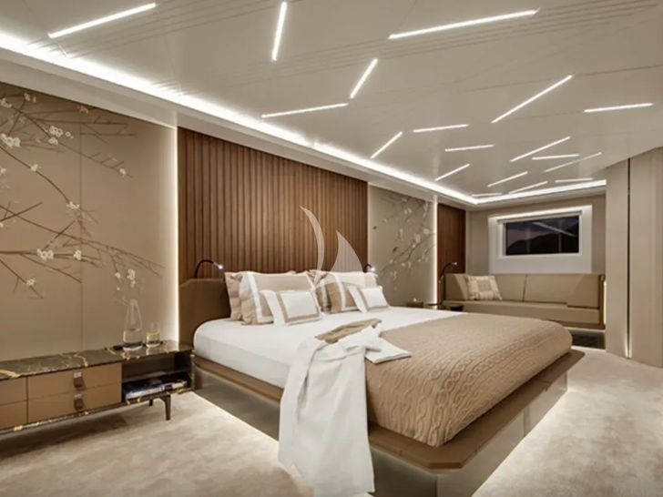 AL WAAB Alia 55m - master cabin AL WAAB Alia 55m - master cabin