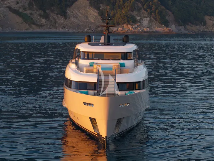 A.M Sanlorenzo SD96 - bow view A.M Sanlorenzo SD96 - bow view