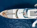 AMADEA Benetti Classic 115 aerial foredeck shot