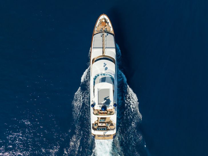 AMADEA Benetti Classic 115 aerial top shot