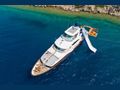 AMADEA Benetti Classic 115 anchored with water toys set up