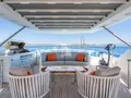 AMADEA Benetti Classic 115 flybridge seating area