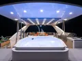 AMADEA Benetti Classic 115 jacuzzi at night AMADEA Benetti Classic 115 jacuzzi at night