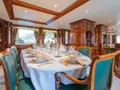 AMADEA Benetti Classic 115 main dining area AMADEA Benetti Classic 115 main dining area