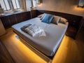 AMAN Sanlorenzo SL96 master cabin bed