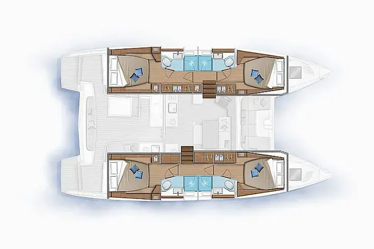 Layout for AMANACI Lagoon 46 - layout