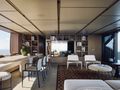 AMAZING GRACE Sanlorenzo SL110 Asymmetric - dining and salon AMAZING GRACE Sanlorenzo SL110 Asymmetric - dining and salon