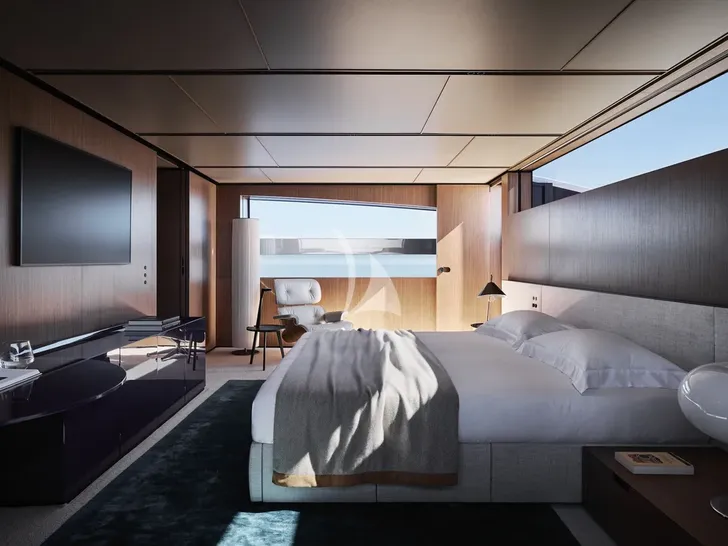 AMAZING GRACE Sanlorenzo SL110 Asymmetric - master cabin AMAZING GRACE Sanlorenzo SL110 Asymmetric - master cabin