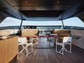 AMAZING GRACE Sanlorenzo SL110 Asymmetric - upper deck dining area helm station AMAZING GRACE Sanlorenzo SL110 Asymmetric - upper deck dining area helm station