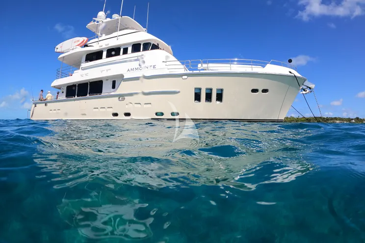 Charter Yacht AMMONITE - Nordhavn Custom 23m - 3 Cabins - Abaco - Nassau - Exumas - Bahamas