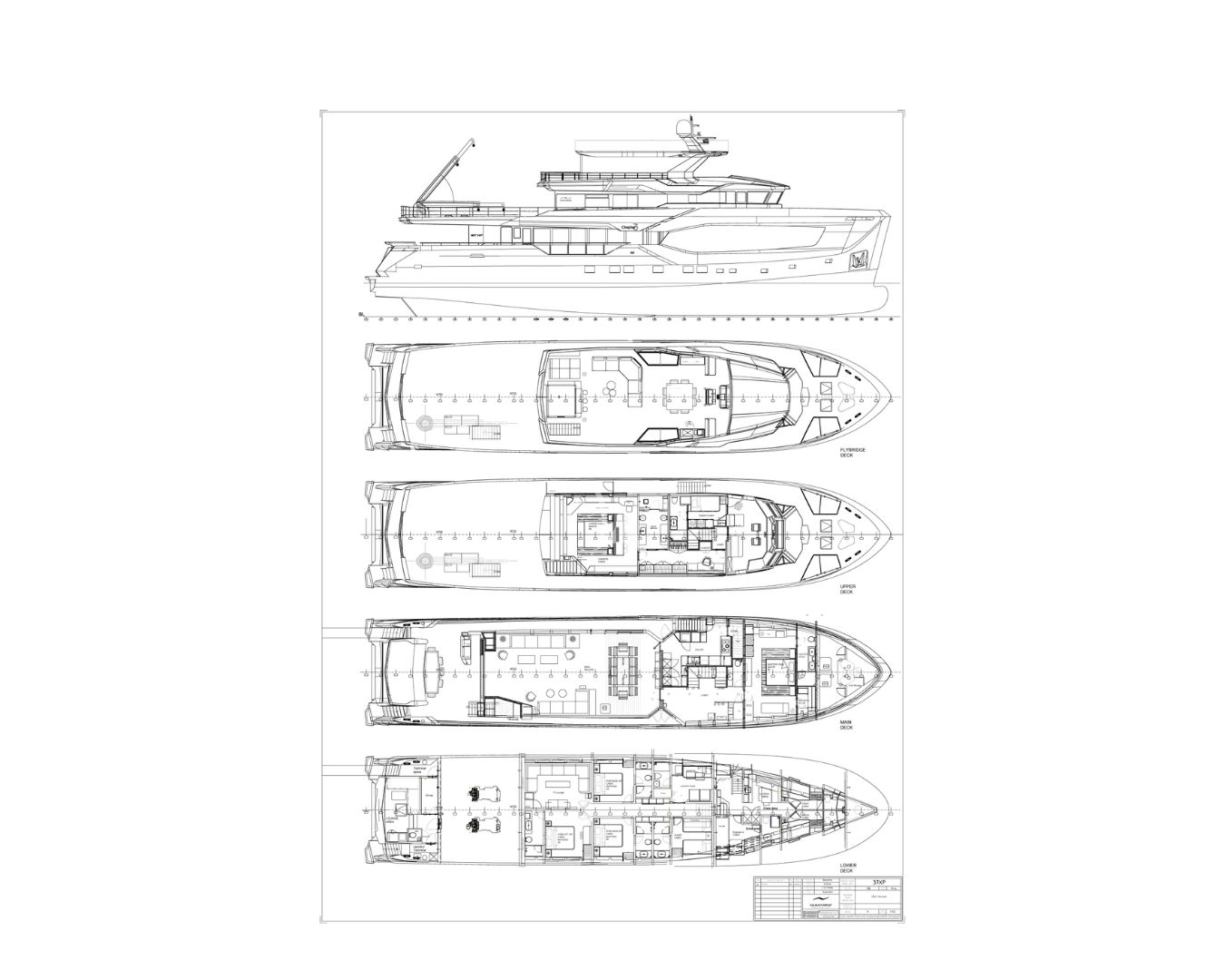 Layout for AMORE Numarine 37 XP - layout