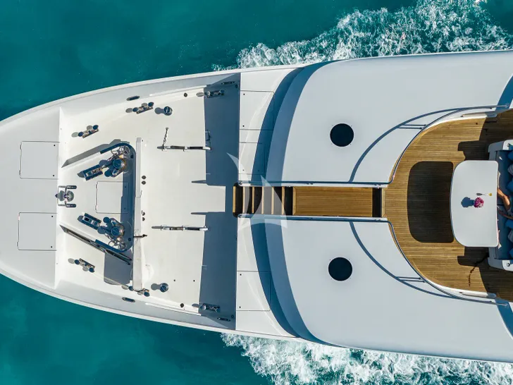 AMORE Christensen 157 - top foredeck shot AMORE Christensen 157 - top foredeck shot