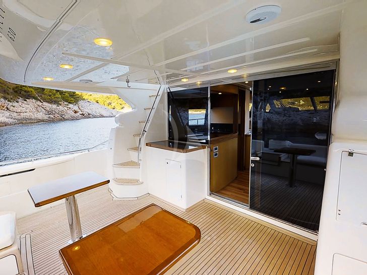 AMY Ferretti 630 - aft deck AMY Ferretti 630 - aft deck