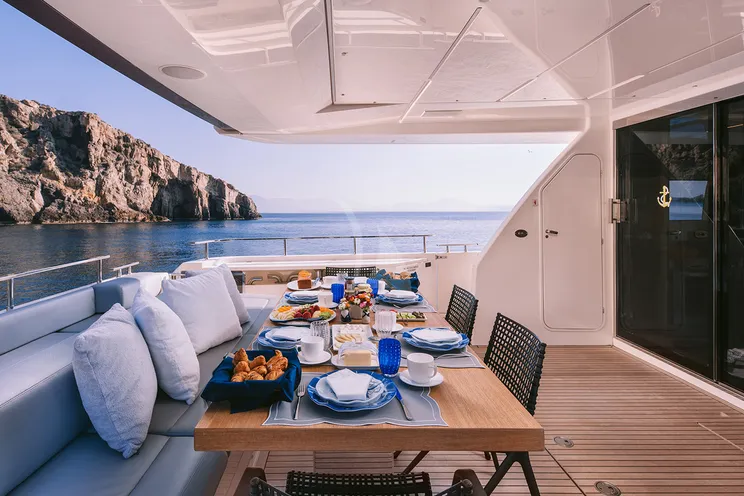 Charter Yacht ANASSA A - Ferretti 850 - 4 Cabins - Athens - Mykonos - Paros - Cyclades - Greece