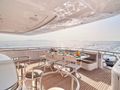 ANASA Maiora 35m - main aft deck and wet bar ANASA Maiora 35m - main aft deck and wet bar