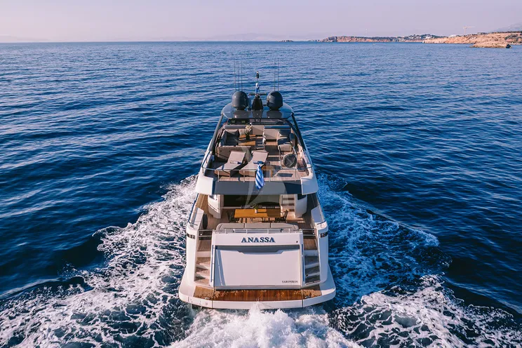 Charter Yacht ANASSA A - Ferretti 850 - 4 Cabins - Athens - Mykonos - Paros - Cyclades - Greece