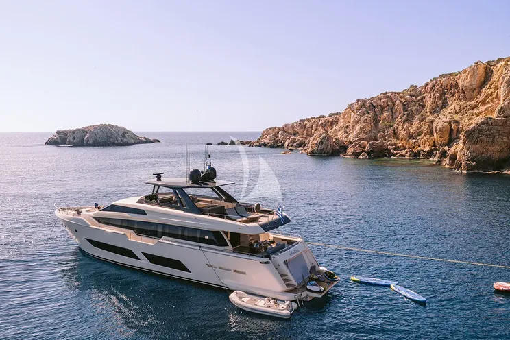 Charter Yacht ANASSA A - Ferretti 850 - 4 Cabins - Athens - Mykonos - Paros - Cyclades - Greece