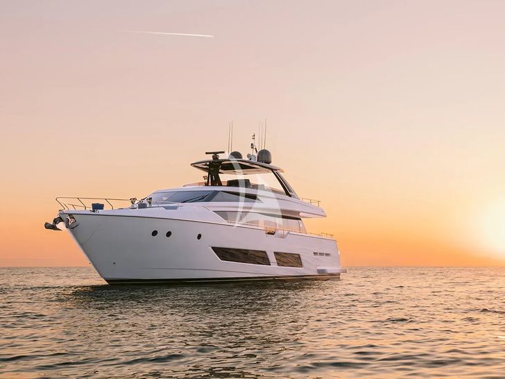 ANASSA A Ferretti 850 - under the sunset ANASSA A Ferretti 850 - under the sunset