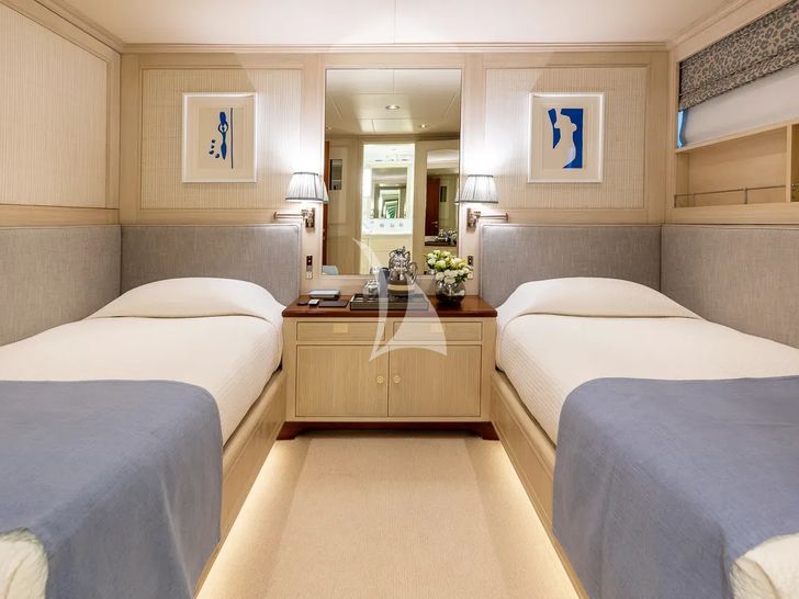 ANCALLIA Feadship 45m - twin cabin 2 ANCALLIA Feadship 45m - twin cabin 2