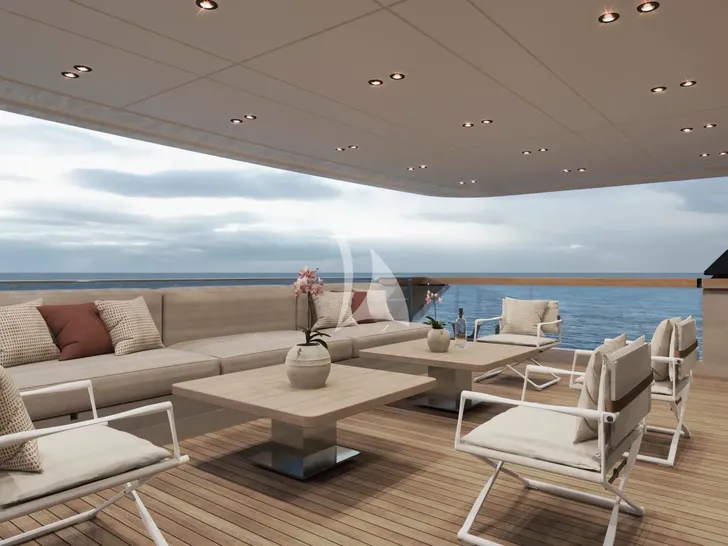 ANDIAMO Sanlorenzo SD132 - main aft deck ANDIAMO Sanlorenzo SD132 - main aft deck
