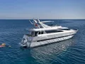ANDILIS Admiral 90 - anchored aft shot ANDILIS Admiral 90 - anchored aft shot
