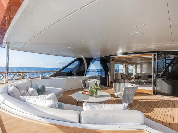 ANGEL Benetti Motopanfilo 37m - main aft deck lounge ANGEL Benetti Motopanfilo 37m - main aft deck lounge