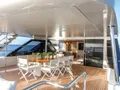 ANGEL Benetti Motopanfilo 37m - sky deck aft alfresco dining area ANGEL Benetti Motopanfilo 37m - sky deck aft alfresco dining area