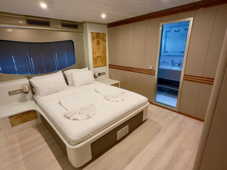ANGELO III Custom Gulet 35m - master cabin ANGELO III Custom Gulet 35m - master cabin