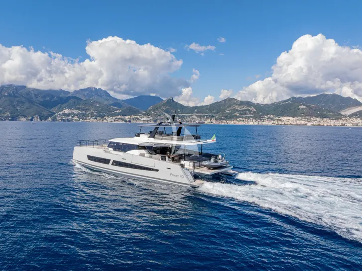 ANIMA Fountaine Pajot Power 80 - cruising profile ANIMA Fountaine Pajot Power 80 - cruising profile