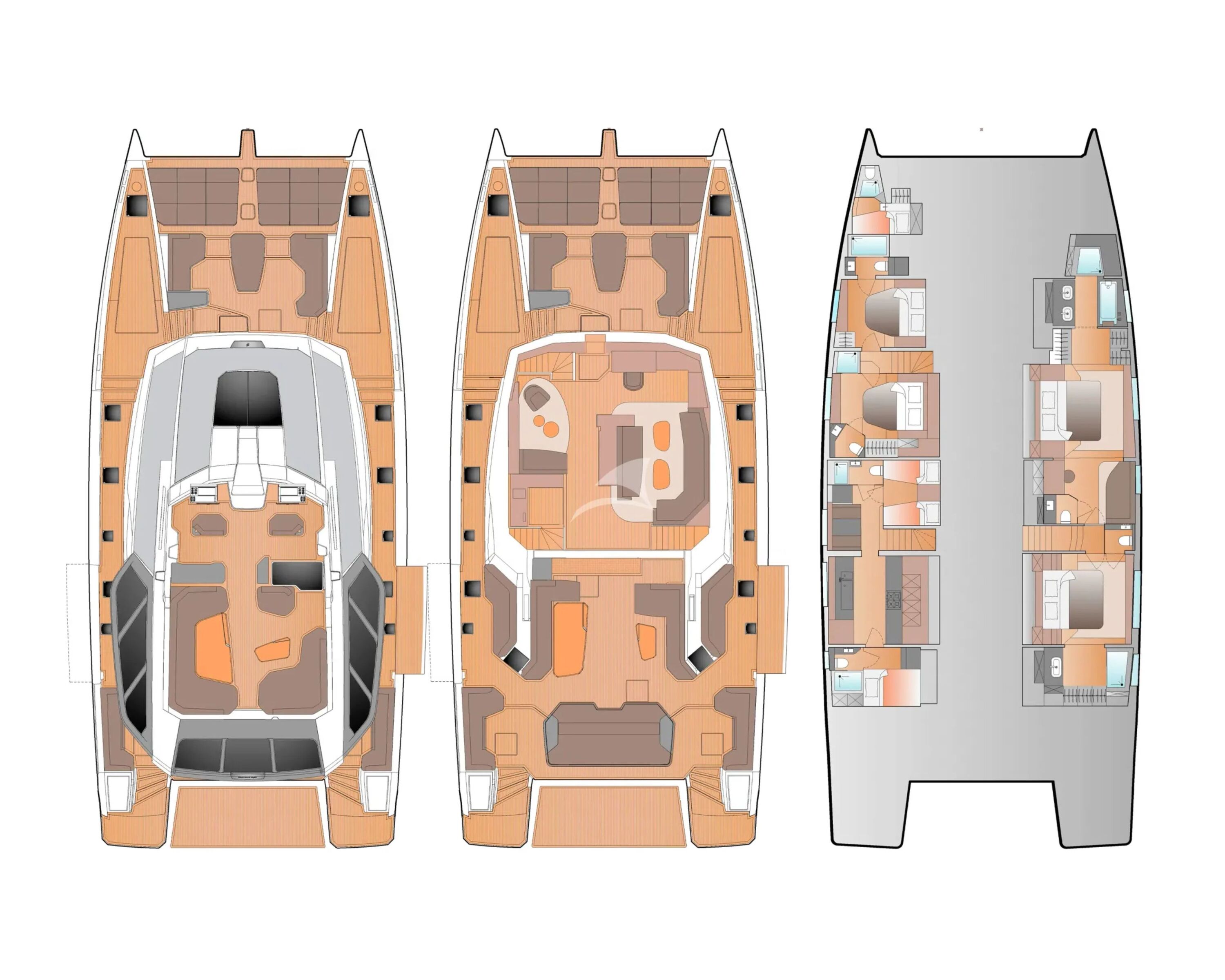 ANIMA Fountaine Pajot Power 80 - layout
