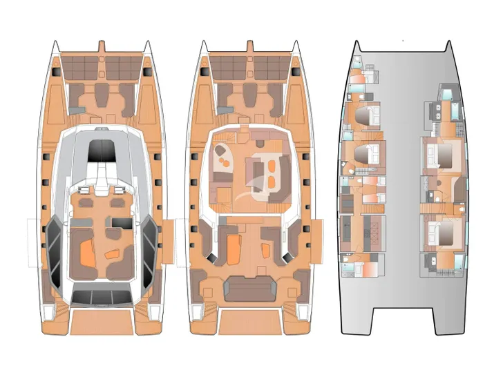 ANIMA Fountaine Pajot Power 80 - layout ANIMA Fountaine Pajot Power 80 - layout