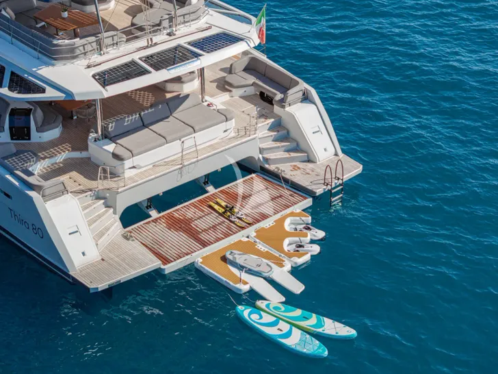 ANIMA Fountaine Pajot Power 80 - swim platform ANIMA Fountaine Pajot Power 80 - swim platform