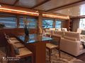 ANYTHING GOES IV Riva Duchessa 92 - main saloon dining area ANYTHING GOES IV Riva Duchessa 92 - main saloon dining area
