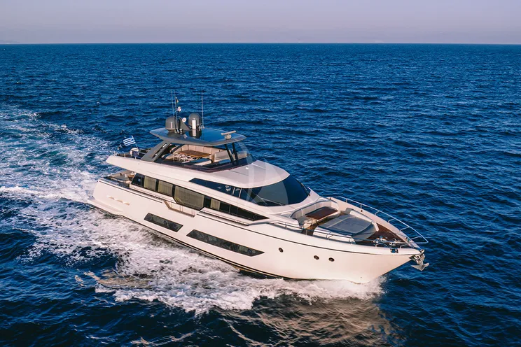 Charter Yacht ANASSA A - Ferretti 850 - 4 Cabins - Athens - Mykonos - Paros - Cyclades - Greece