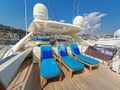 ANNE MARIE Ferretti Custom Line 97 - flybridge sun beds ANNE MARIE Ferretti Custom Line 97 - flybridge sun beds