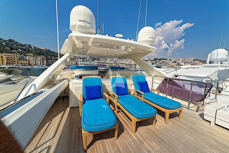 Charter Yacht ANNE MARIE - Ferretti Custom Line 97 - 4 Cabins - Naples - Capri - Positano - Amalfi Coast - Italy