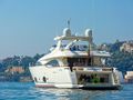ANNE MARIE Ferretti Custom Line 97 - stern view ANNE MARIE Ferretti Custom Line 97 - stern view