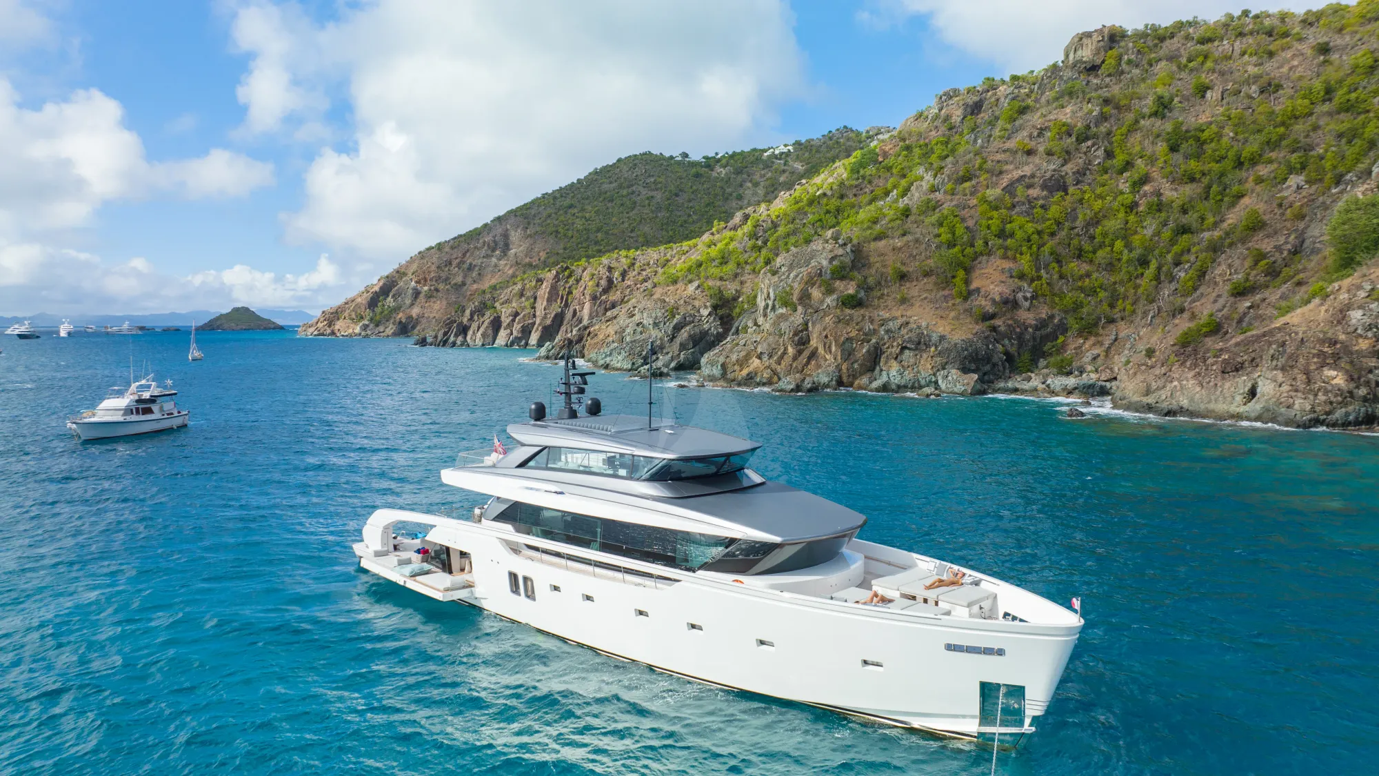 Charter Yacht ANOTHER ONE - Sanlorenzo SX112 - 4 Cabins - Nassau - Exumas - Bahamas