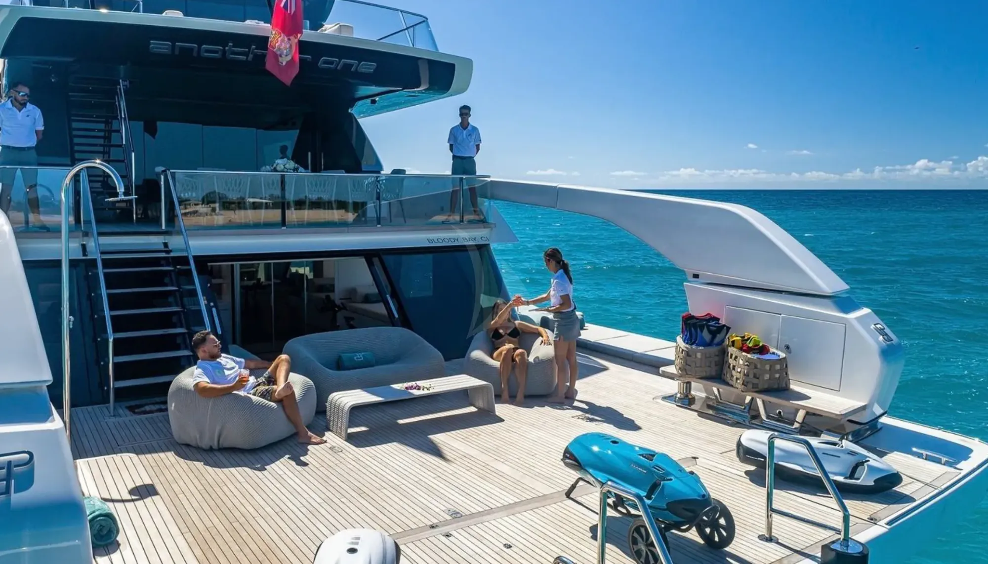 Charter Yacht ANOTHER ONE - Sanlorenzo SX112 - 4 Cabins - Nassau - Exumas - Bahamas