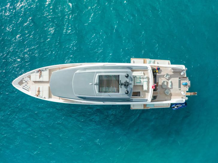 ANOTHER ONE Sanlorenzo SX112 - top aerial shot ANOTHER ONE Sanlorenzo SX112 - top aerial shot