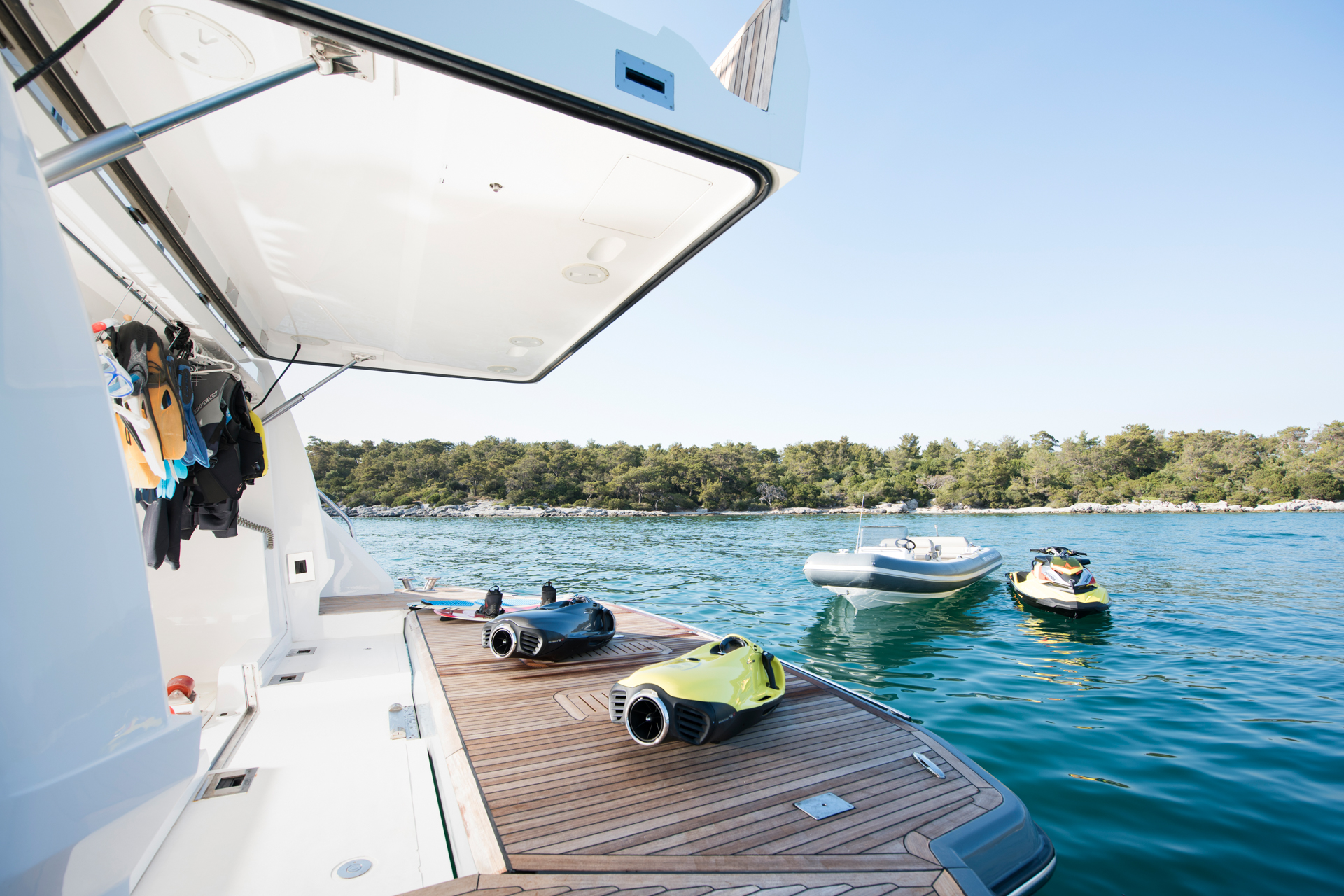 ANTHEYA III Princess 35m - swim platform with the water toys