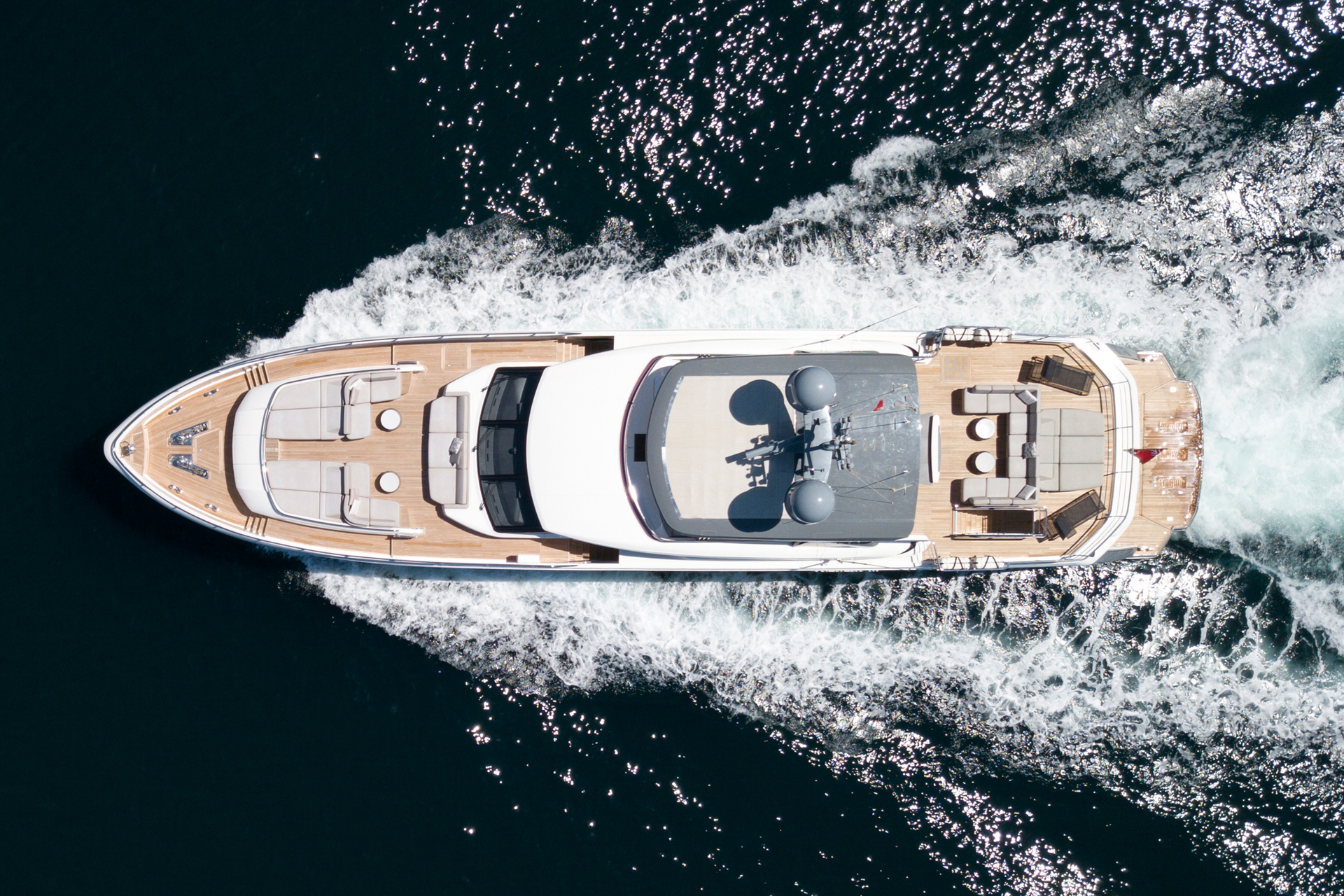 ANTHEYA III Princess 35m - top aerial shot