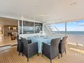 ANTISAN Alalunga 33m - main aft deck alfresco dining area ANTISAN Alalunga 33m - main aft deck alfresco dining area