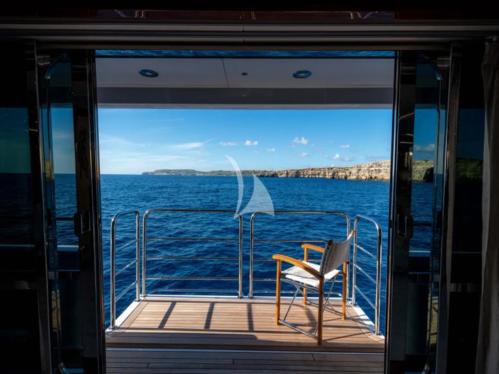 ANYA Sunseeker Yacht 40m - balcony ANYA Sunseeker Yacht 40m - balcony