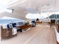 ANYA Sunseeker Yacht 40m - sundeck seating and bar area ANYA Sunseeker Yacht 40m - sundeck seating and bar area